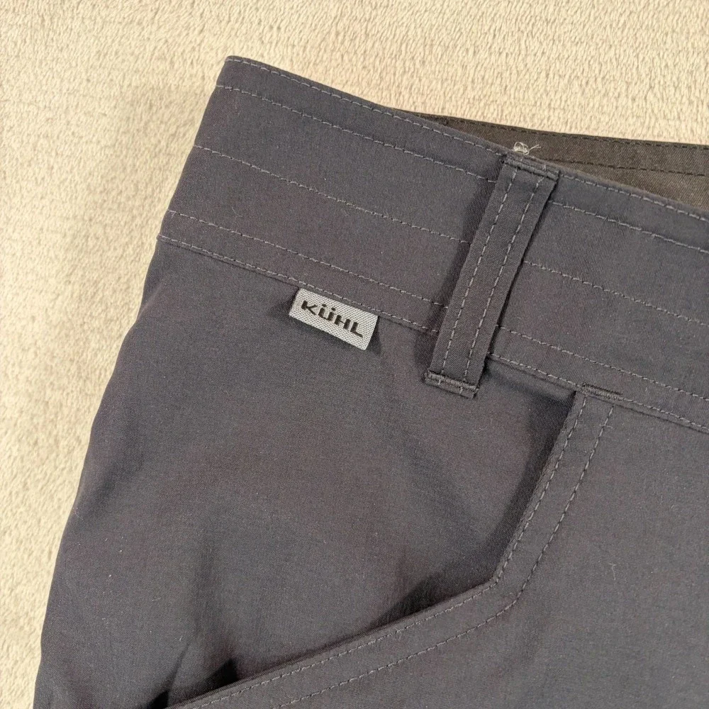 Kuhl Renegade Rock Cargo Pants Men‎ 38x29.5 Black Tapered Fit UPF 50+ NWOT